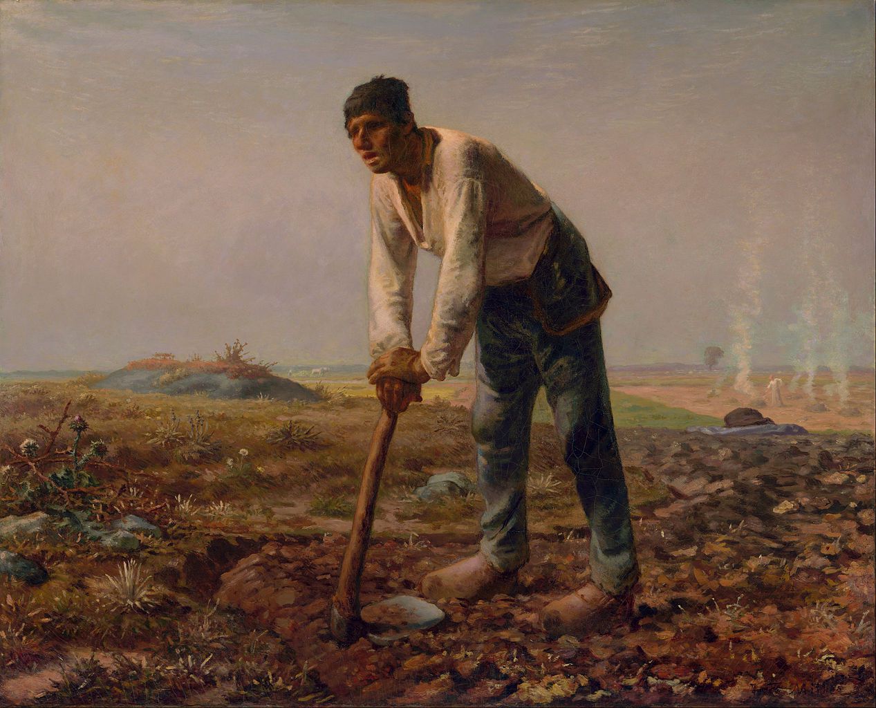 Millet Jean - François Man with a Hoe