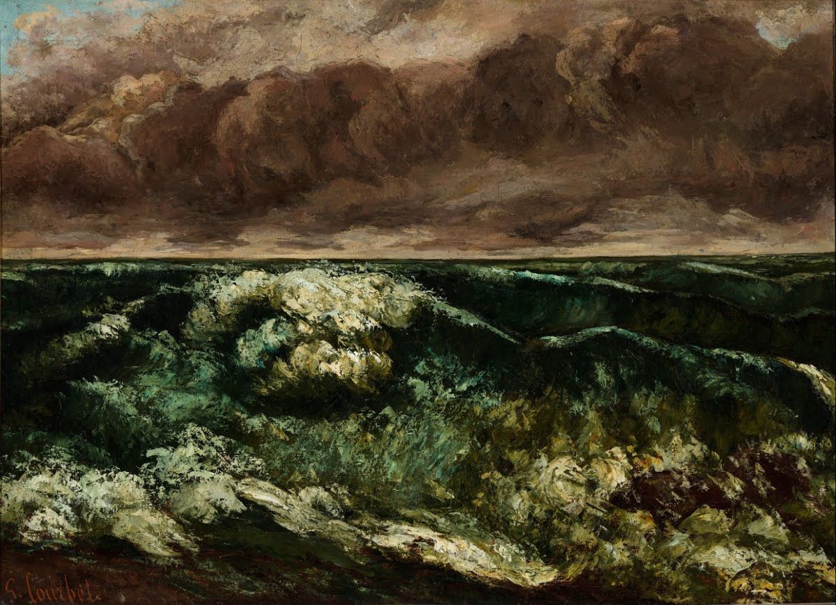 La Vague - Gustav Courbet