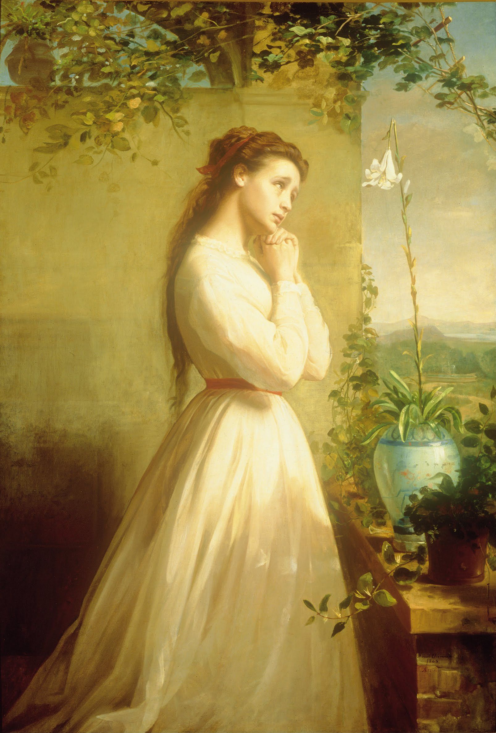 The Dead Flower - Manuel Ocaranza - 1868